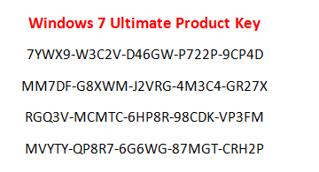 Windows 7 64 Bit Product Key Generator Free Download